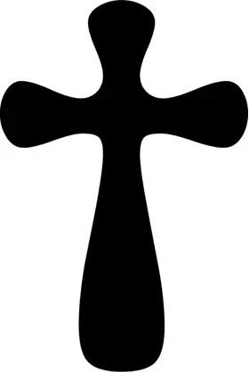 Christian Cross Decal / Sticker 07