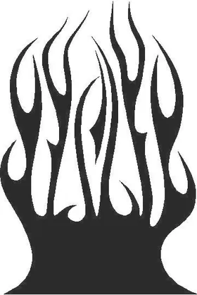 Flames Decal / Sticker 35