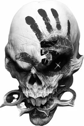 Five Finger Death Punch Skull Decal / Sticker 02