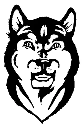 Wolves Mascot Decal / Sticker