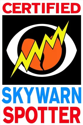 Skywarn Certified Spotter Decal / Sticker 03