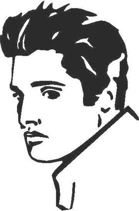 Elvis Decal / Sticker 03