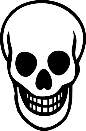 Skull Decal / Sticker 27