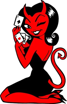 Lucky Devil Decal / Sticker 3