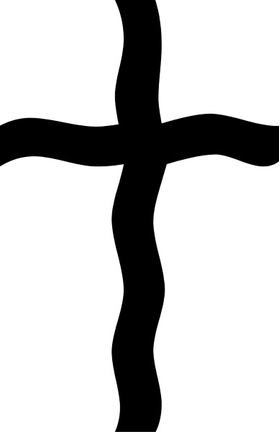 Christian Cross Decal / Sticker 53