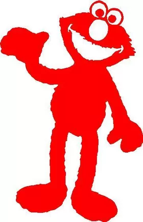 Elmo Decal / Sticker 03