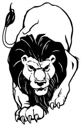 Lions Mascot Decal / Sticker 0