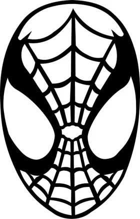 Spiderman Face Decal / Sticker