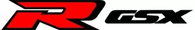 Black and Red GSXR Decal / Sticker 28