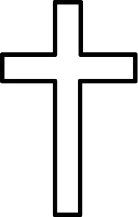 Christian Cross Decal / Sticker 15