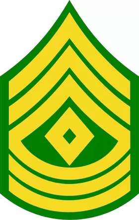 Army 1SG Decal / Sticker 01