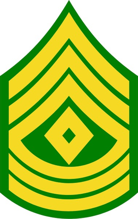 Army 1SG Decal / Sticker 01