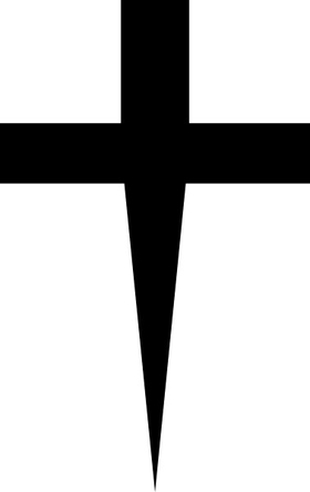 Christian Cross Decal / Sticker 49