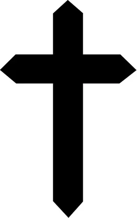 Christian Cross Decal / Sticker 50