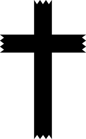 Christian Cross Decal / Sticker 60