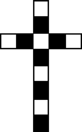 Christian Cross Decal / Sticker 61