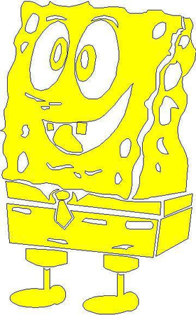 Spongebob Square Pants Decal / Sticker 01