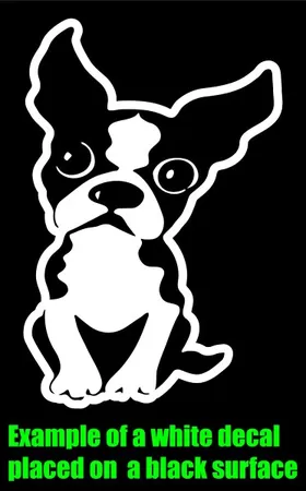 Boston Terrier Decal / Sticker 04