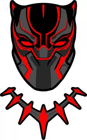 Red Black Panther Decal / Sticker 18