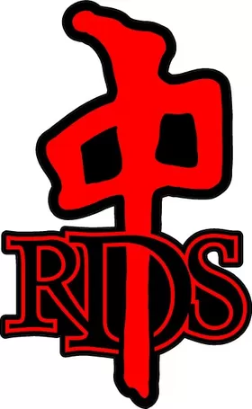 Red Dragon Skate Decal / Sticker 02