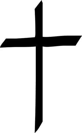 Christian Cross Decal / Sticker 19