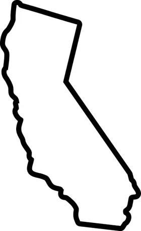 California State Decal / Sticker 02