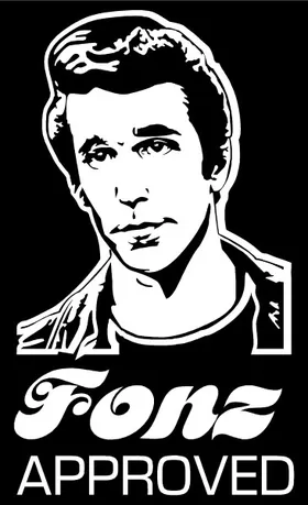 Fonz Approved Decal / Sticker