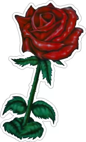 Rose Decal / Sticker 09