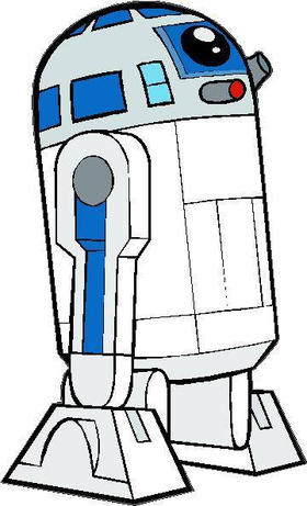 R2D2 Decal / Sticker 01