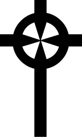 Christian Cross Decal / Sticker 80