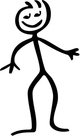 Stick Figure Son Decal / Sticker 02