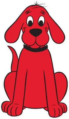 Clifford Big Red Dog Decal / Sticker 06