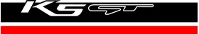 KIA K5 GT Racing Stripe Decal / Sticker 01