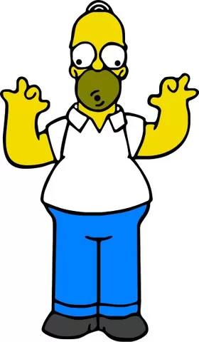 Full Color Homer OOO Decal / Sticker