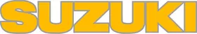 Dark Yellow and Silver Suzuki Lettering Decal / Sticker 15