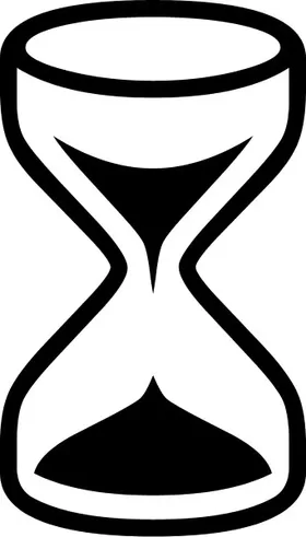 Hourglass Decal / Sticker 02