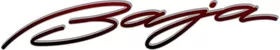 Baja Burgundy Fade to Black Decal / Sticker 65