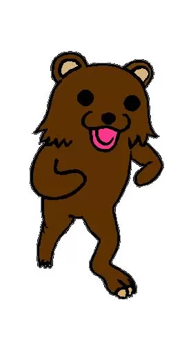 PedoBear Decal / Sticker 01