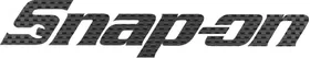 Gray Carbon Fiber Snap-On Decal / Sticker 06