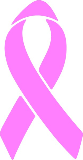 Breast Cancer Ribbon Decal / Sticker