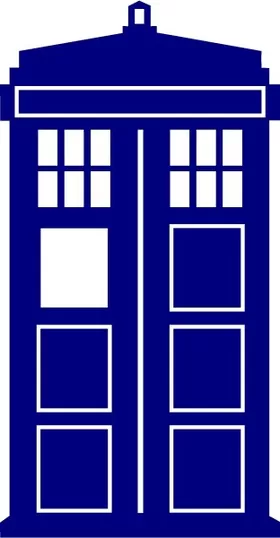 Doctor Who Tardis Decal / Sticker 01