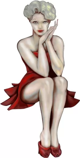 Pin Up Girl Decal / Sticker 39