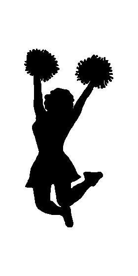 Cheerleader Decal / Sticker 02