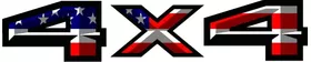 Z American Flag 4x4 Decal / Sticker 49