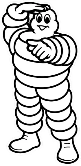 Michelin Man Decal / Sticker 21