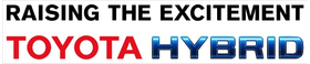 Toyota Hybrid Decal   Sticker 01