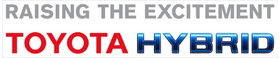 Toyota Hybrid Decal / Sticker 05