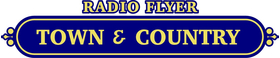 Dark Blue Radio Flyer Town & Country Decal / Sticker 35