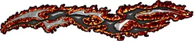 True Fire Elemental Tribal Decal / Sticker