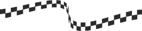 Checkered Flag Decal / Sticker 38